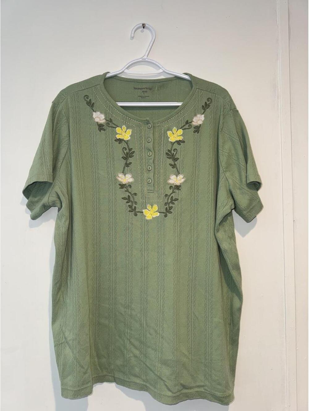 Woman Within Women's Green Blous